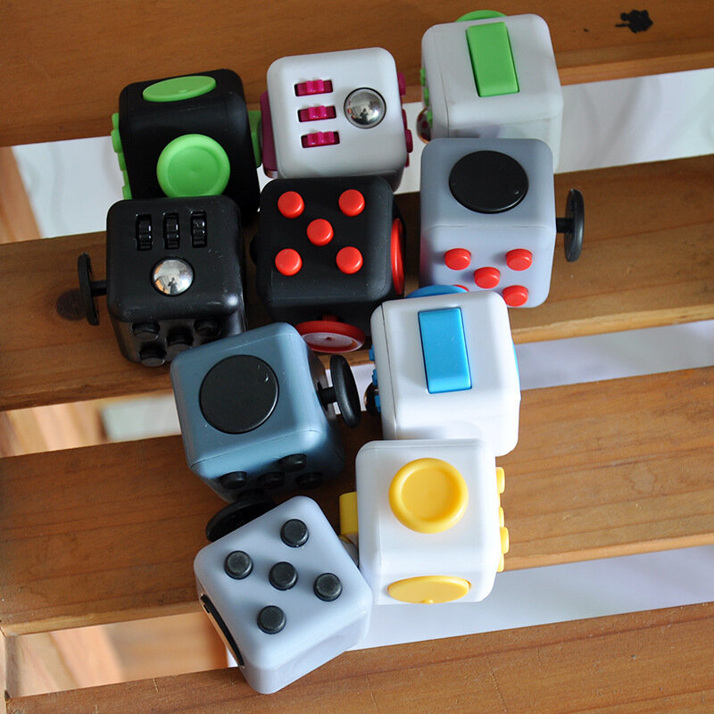 Fidget Cube Toy Infinite Decompression Dice Rubik's Anti Stress for Autism Adhd Anxiety Relieve Adult Kids