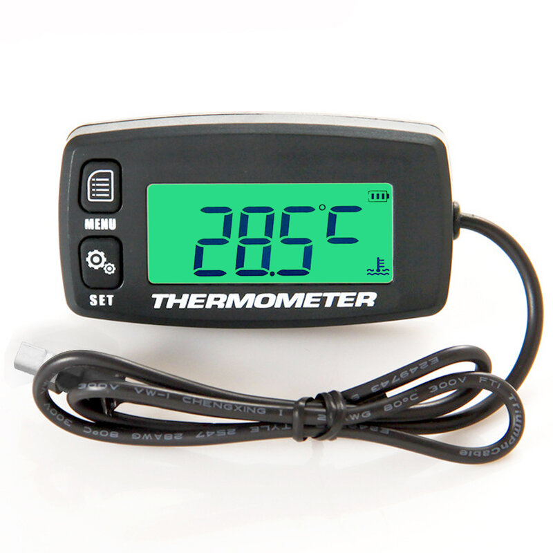 مقياس حرارة عالمي لقياس درجة الحرارة مستشعر قياس عداد رقمي للدراجات النارية ملحقات للدراجات النارية للدراجات النارية ATV
