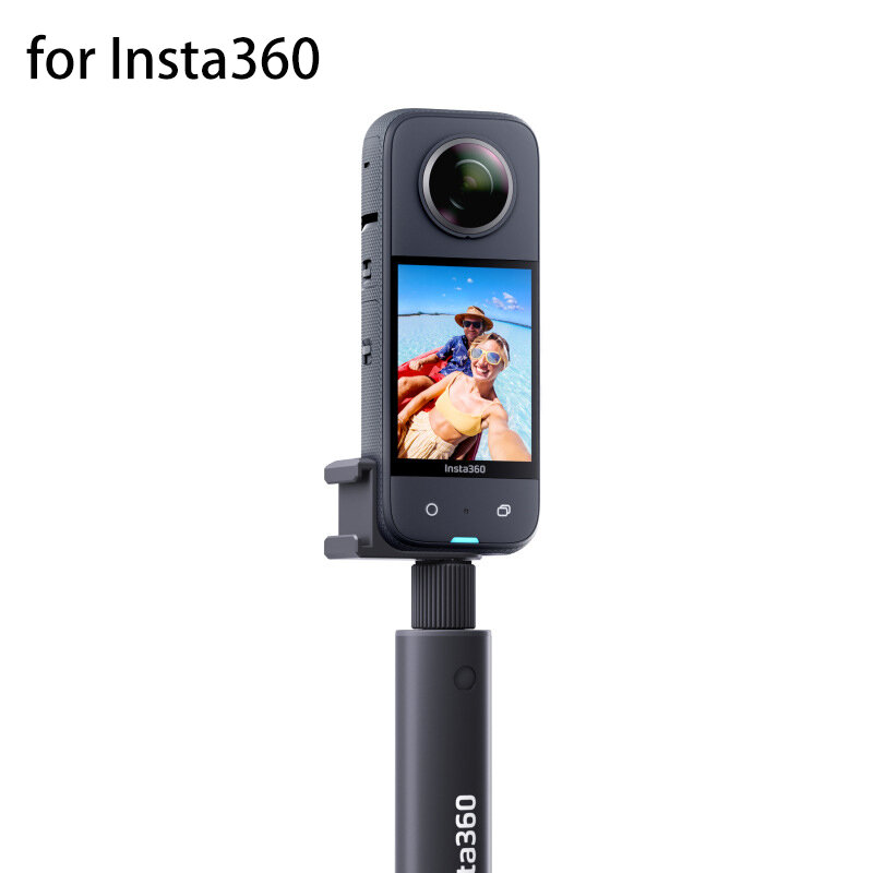 ل Insta360 X3/X2 Selfie عصا خاصة الباردة التمهيد ميكروفون حامل رود اللاسلكية الذهاب الطبعة