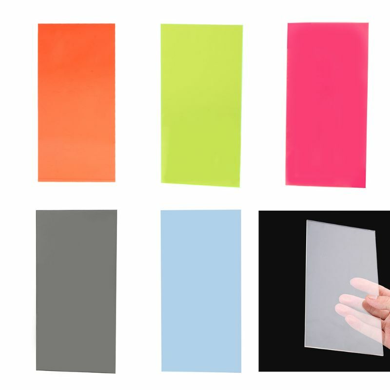 10×20cm  High Hardness Board Colored Acrylic Sheet DIY Toy Accessories Model Making