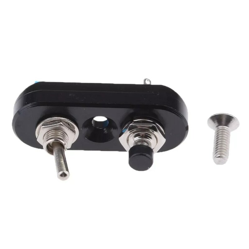 Mini CNC Motorcycle Handlebar Combination Switch Button&Thumb Toggle Black