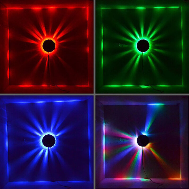 24 واط LED عباد الشمس كشاف ضوء بار حفلة DJ الصوت خلفية مصباح منصة UFO جو ديكور جدار الغرف جهاز