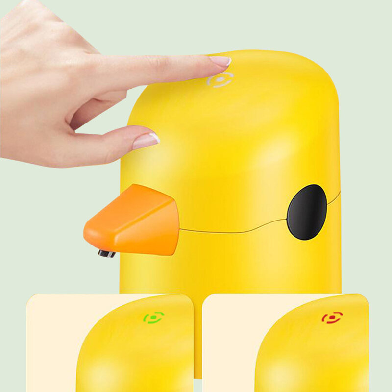 وعاء توزيع الصابون الأوتوماتيكي المطهر اليد التعريفي آلة الذكية رغوة غسل الهاتف الكرتون الأطفال الصابون موزع المطبخ