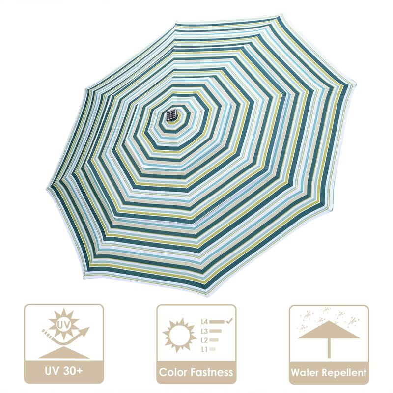 10FT 3Tiers Universal Umbrella Cover Replacement Water Repellent UV30+Protection