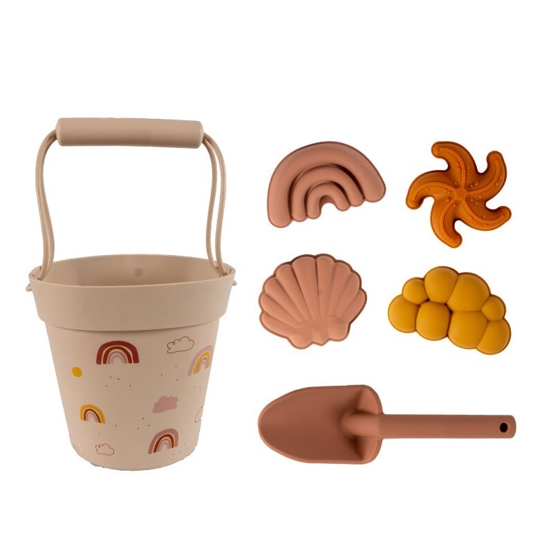 Silicone Beach Toys Kids Sand Molde Tools Set Summer Water Play Baby Funny Game Cute Animal Mold Soft Swimming Bath Toy Children