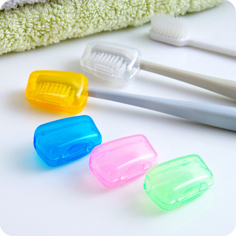 5Pcs/set Toothbrush Headgear Colorful Portable Tooth Brush Cover Tooth Brush Head Cleaner Protector For Travel Hiking Camping