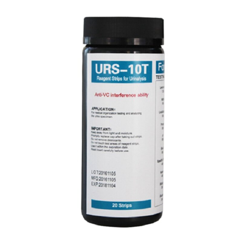 100 Strips URS-10T Urinalysis Reagent Strips 10 Parameters Urine Test Strip #1