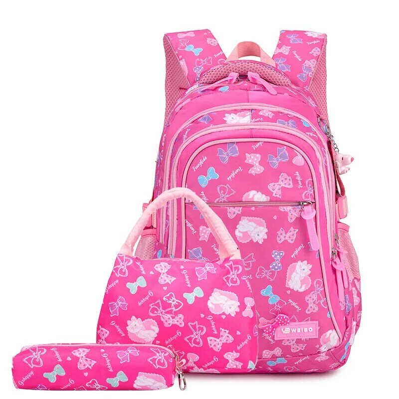 المدرسة الابتدائية للأطفال حقيبة مدرسية نايلون حقيبة ظهر بسعة كبيرة للأولاد والبنات حقيبة عالية الجودة متعددة الألوان حقائب 1 الطلب