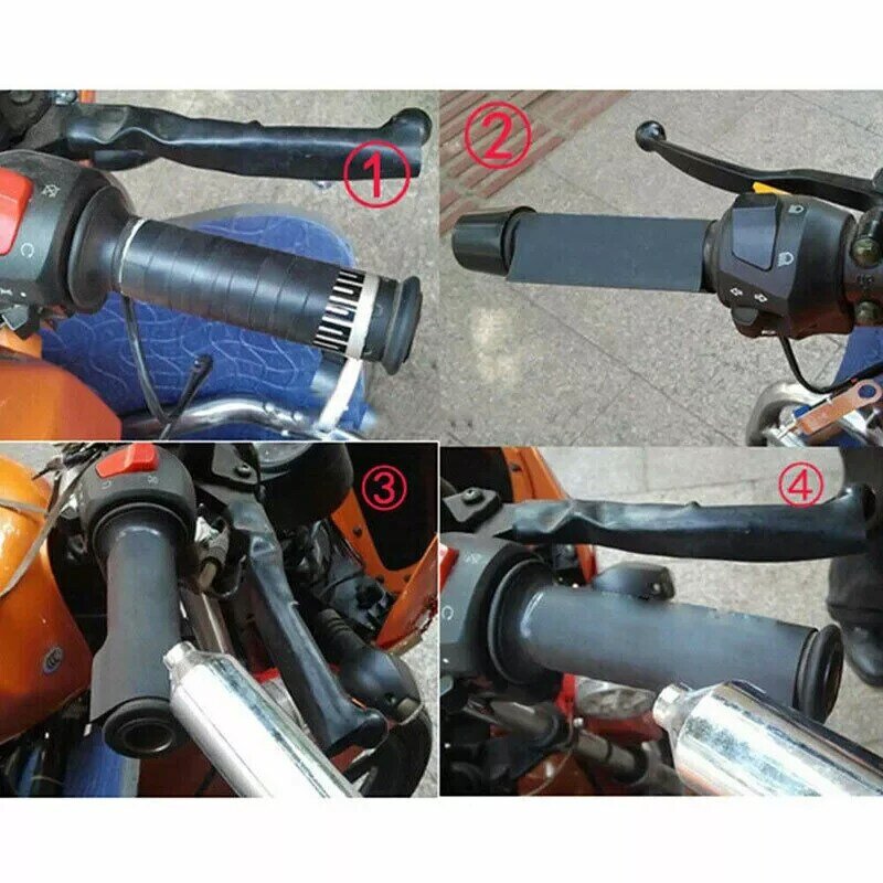 Motorcycle Heater Black Hand Pads Warmer Heated Grips Handlebar  For Motor Bike Motorcycle Accessories Heating Insert Handle Kit