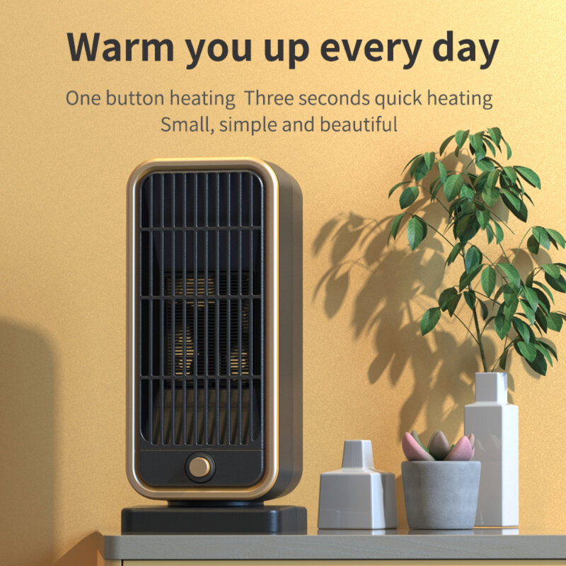 500 واط سخان كهربائي لغرفة التدفئة دفئا الحرارة الزائدة حماية سخان من السيراميك 220 فولت منخفضة الضوضاء لغرفة النوم الأجهزة المنزلية