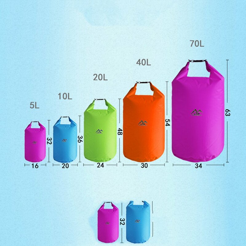 Waterproof Water Bags Fishing Folding Bucket Portable Container Water Folding Outdoor Water Portable Bucket Bag Storage Sto
