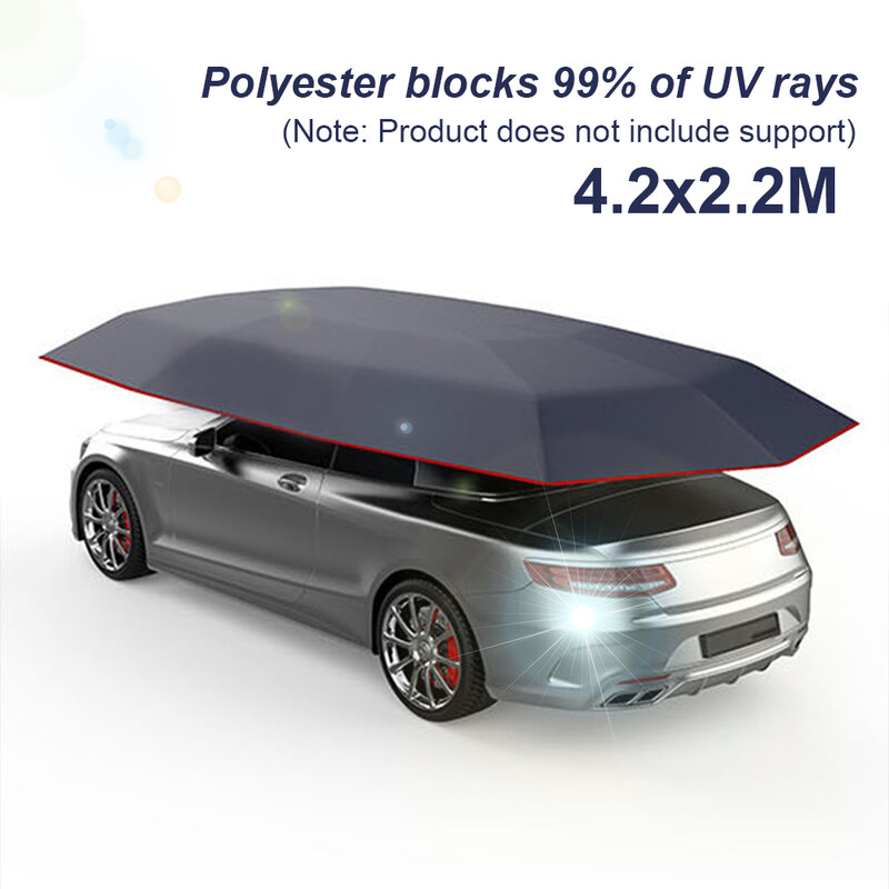 الصيف غطاء سيارة الشمس الظل غطاء سيارة مظلة حماية أكسفورد القماش UV مقاومة طوي خيمة سيارة سقف مكافحة الأشعة فوق البنفسجية حماية أدوات