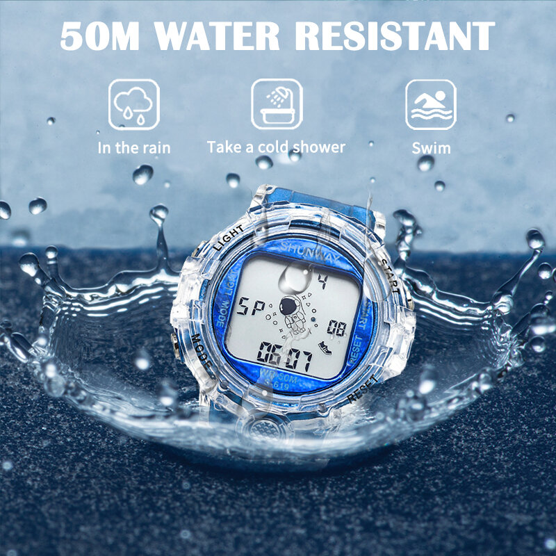 جديد ساعة رياضية للرجال مقاوم للماء نمط الساعات الرقمية للرجال إنذار كرونو Led ساعة إلكترونية ساحة رجل ساعة اليد 2022