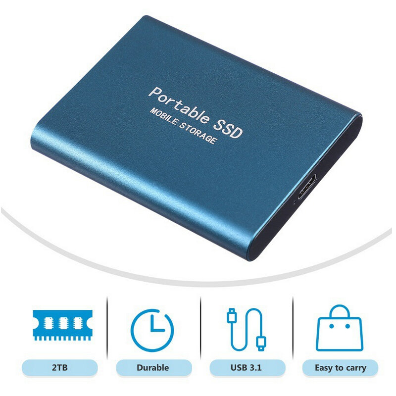 الأصلي عالية السرعة 16 تيرا بايت 8 تيرا بايت SSD 4 تيرا بايت 2 تيرا بايت 1 تيرا بايت المحمولة الخارجية الحالة الصلبة القرص الصلب USB3.1 المحمول القرص ...