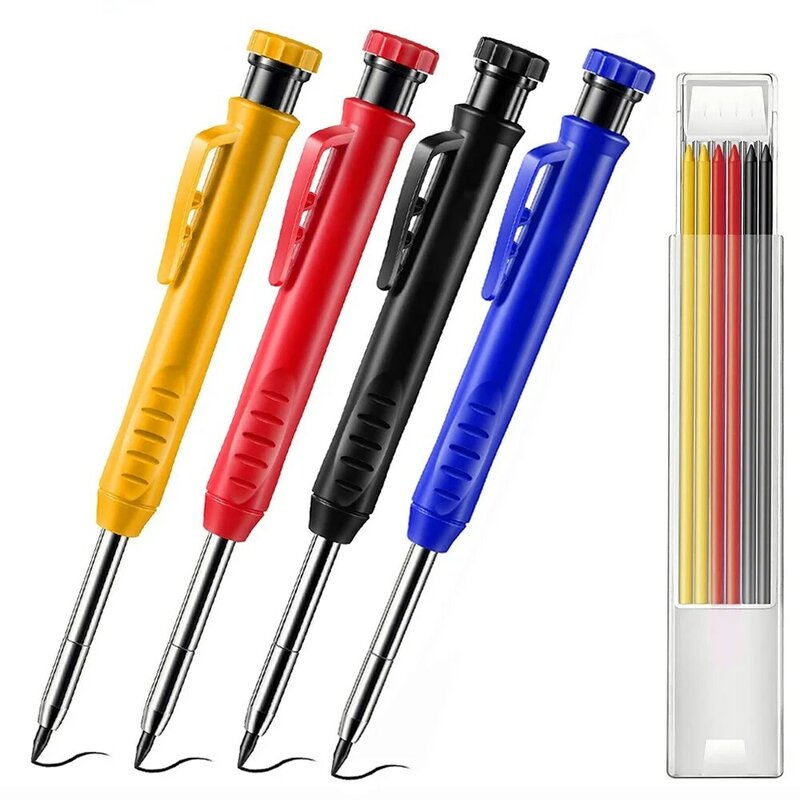 الصلبة نجار مجموعة أقلام رصاص النجارة الميكانيكية قلم رصاص 3 ألوان الملء البناء بمناسبة أداة ل قوس النجار سكريبر #1