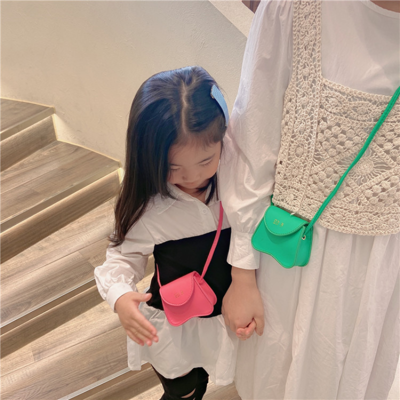 الكورية الاطفال محفظة صغيرة لطيف الوالدين والطفل حقائب كروسبودي Kawaii حقيبة أموال الطفل حمل الفتيات الجملة المحافظ هدية