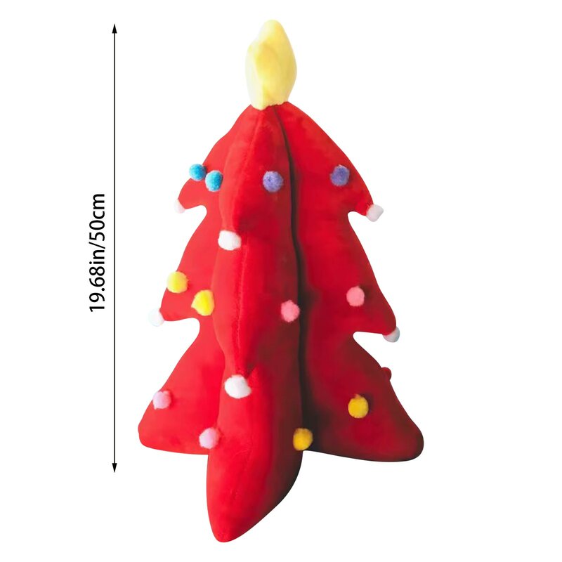 البطاطس القطيفة شجرة عيد الميلاد دمية ألعاب من نسيج مخملي هدية الكريسماس للأطفال هدية الكريسماس * 1 قطعة الفصول الدراسية أفخم
