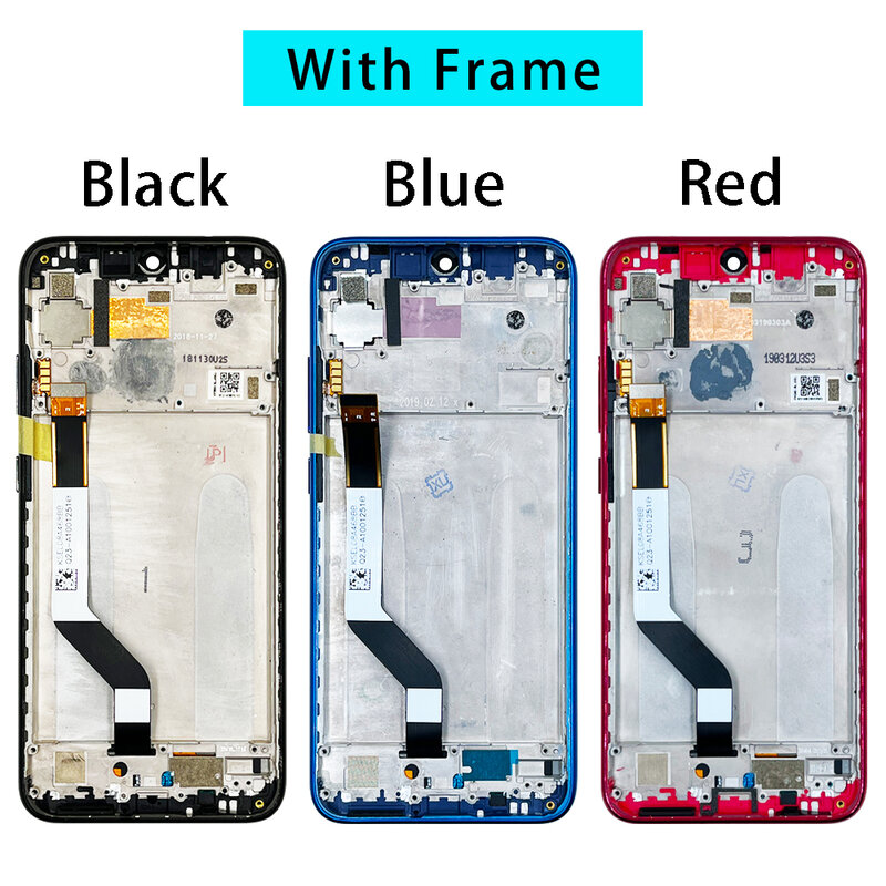 Kmxbe 6.3 "الأصلي LCD ل شاومي Redmi نوت 7 عرض تعمل باللمس محول الأرقام الجمعية مع الإطار ل Redmi نوت 7 برو M1901F7G #4