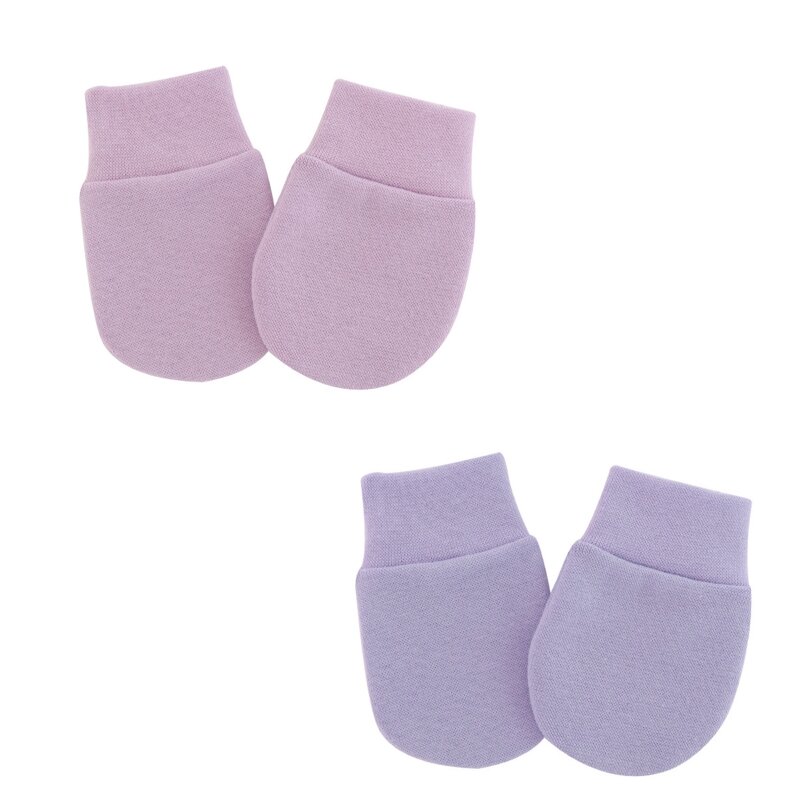 قفازات قطنية ناعمة مضادة للخدش للأطفال لا خدش جوارب يد لحديثي الولادة #5