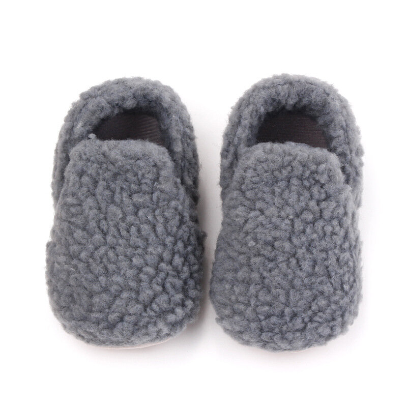 جديد الشتاء الأطفال أحذية بوت قصيرة طفل زائد المخملية لينة وحيد الدانتيل متابعة أحذية قطنية حذاء طفل صغير 0-18 متر طفلة Bébé الشقق