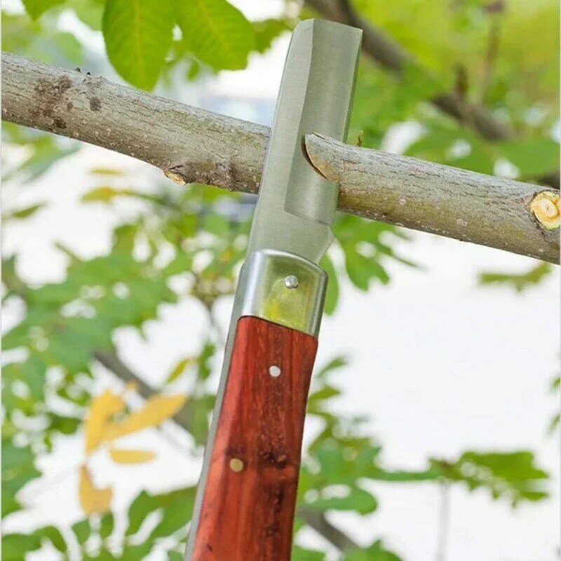 سكين تشذيب 4Cr14 قابل للطي أدوات تشذيب البستان سكين تشذيب لتقليم البونساي سكين تشذيب بشتلات لتقطيع اليد