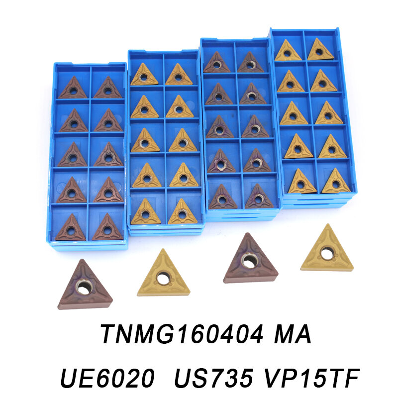 TNMG160404 / TNMG160408 MA VP15TF / UE6020 / US735 كربيد إدراج الخارجية تحول أداة آلة خرط تعمل بالتحكم الرقمي بواسطة الحاسوب شفرة معدنية ل TNMG