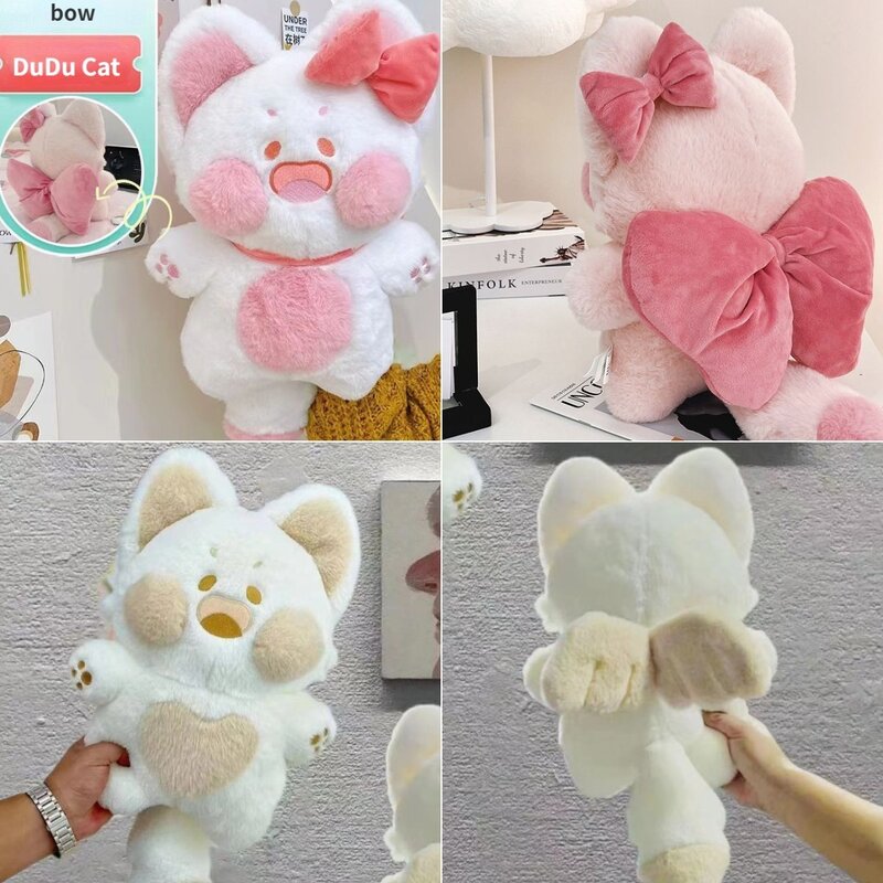 40 سنتيمتر Dudu القط دمية ألعاب من نسيج مخملي Kawaii الثعلب محشوة Plushie لينة هريرة أجنحة أريكة من القطن وسادة مقعد الاطفال طفل الفتيات هدية جميلة