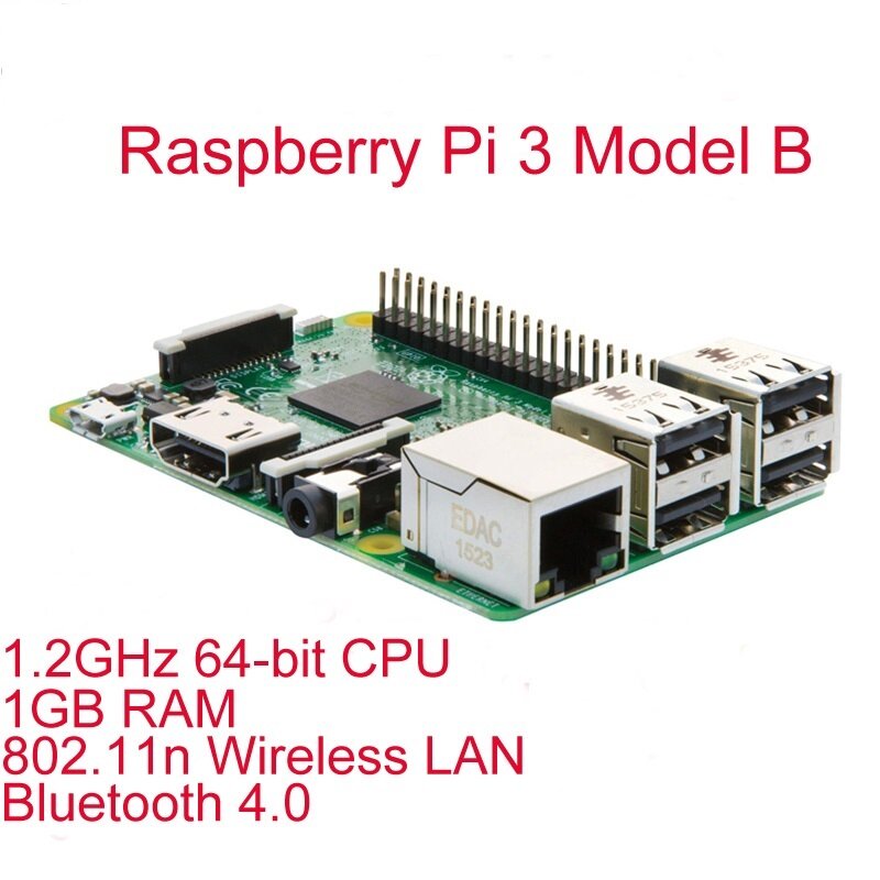 2022. الأصلي التوت بي 3 نموذج B RPI 3 مع 1GB LPDDR2 BCM2837 رباعية النواة راس PI3 B ، Pi 3B ، PI 3 B مع واي فاي وبلوتوث