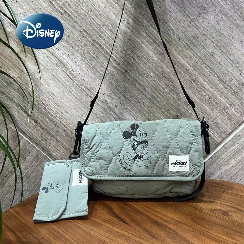 Disney Mickey 2022 New Handbag Cartoon Cute Women's Handbag Luxury Brand 2-piece Set Fashion Retro Large Capacity Backpack