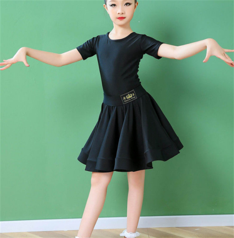 الخريف سميكة للأطفال اختبار الرقص الملابس ممارسة الملابس اللاتينية الرقص الصالة الرياضية الملابس ضيق الخصر ملابس الباليه