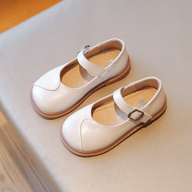 الفتيات الأحذية الجلدية موضة جديدة الأميرة الأحذية الجلدية للأطفال المصارع الصنادل الطفل لينة سوليد عدم الانزلاق طفل الأحذية