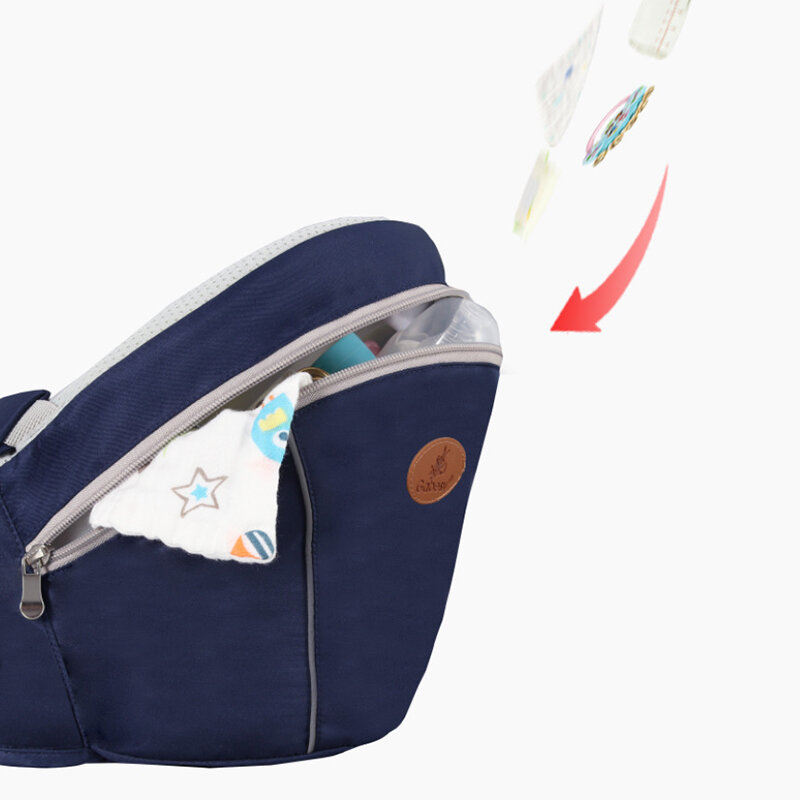 Baby Carrier Hipseat 2-24 Months Baby Sling Breathable Waist Stool Walkers Hold Waist Belt Kangaroo Belt Kids Infant Hip Seat #4