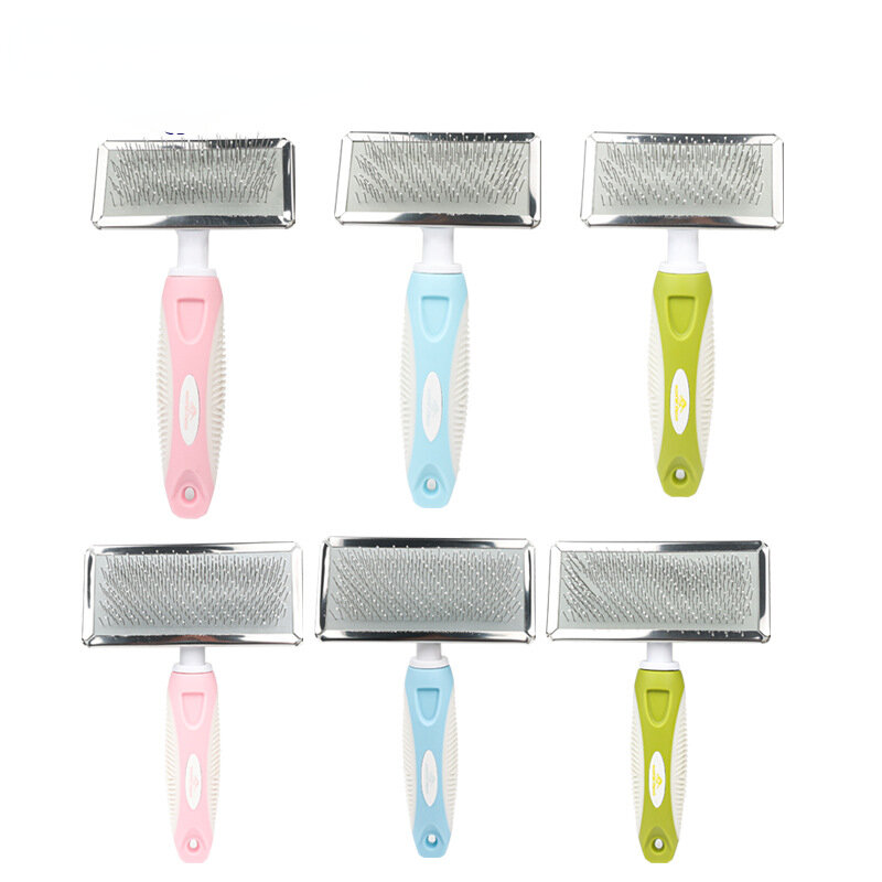 Pet Dog Comb Stainless Steel Needle Comb Dog Cleaning Hair Removal Comb Beauty Comb Cat Knot Remove Floating Hair Comb