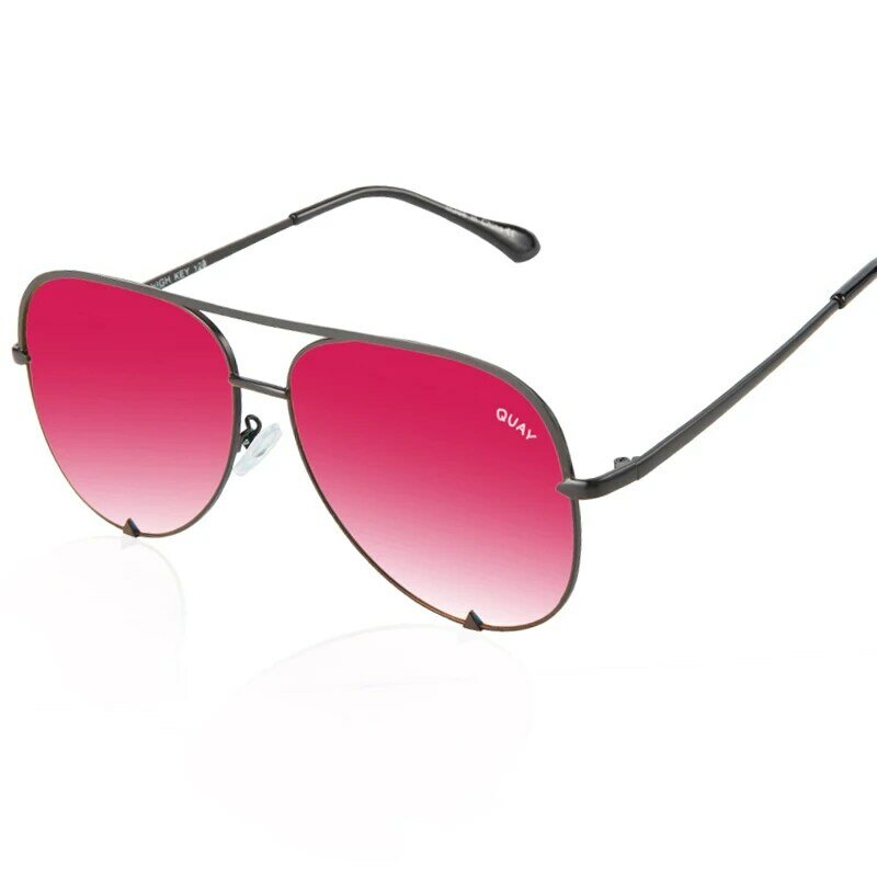 كواي العلامة التجارية تصميم النظارات الشمسية النساء مرآة الطيار النظارات الشمسية موضة عالية مفتاح نظارات للنساء Oculos التدرج الإناث نظارات