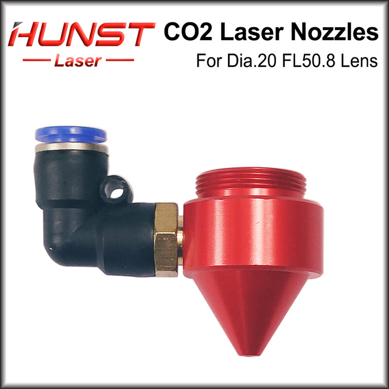 HUNST فوهة الهواء للحصول على عدسات تركيز Dia.20 FL50.8mm لرأس الليزر في آلة تقطيع بالليزر CO2 #2