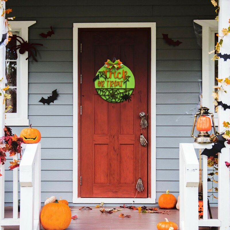 Amazing Experience Poop Here Again Sign Wooden Halloween Door Sign Halloween Wall Sign For Halloween Party Decorations #4