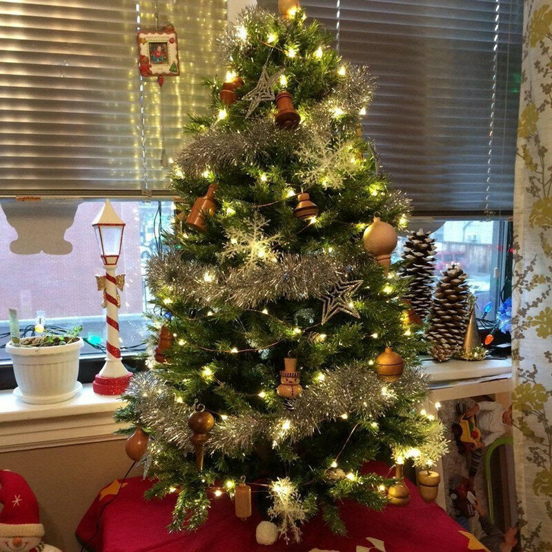 الأسلاك النحاسية LED الجنية الخفيفة ، زينة عيد الميلاد ، البطارية ، عطلة ضوء سلسلة ، ديكور غرفة المعيشة ، ديكور الحديقة ، حفل زفاف
