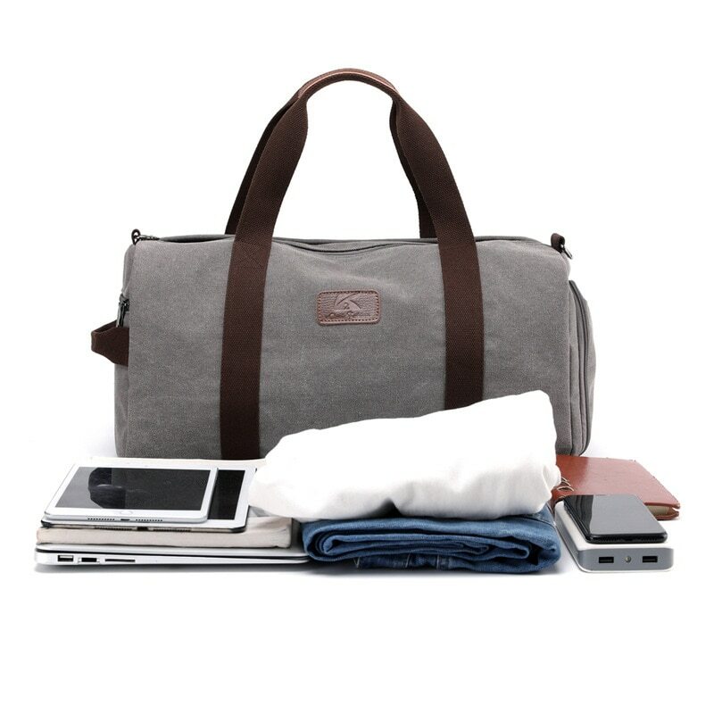 Canvas Men Shoulder Travel Bags Large Capacity Big Travel Handbag High Quality Duffle Bags #4