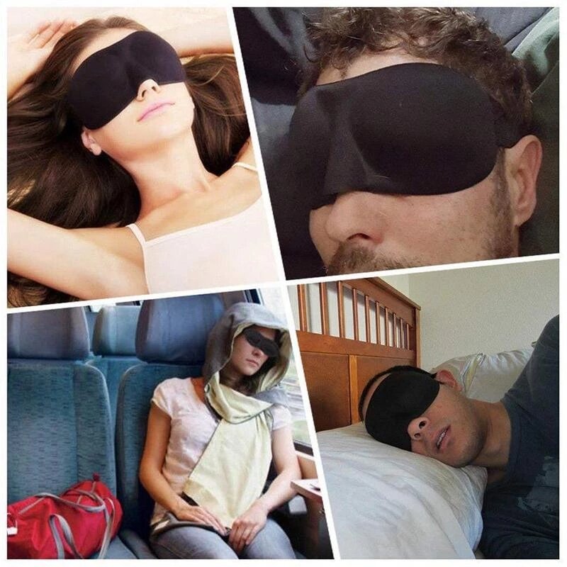 لينة eyemask النوم ثلاثية الأبعاد قناع عين للخارجية السفر النوم مبطن الظل غطاء الراحة الاسترخاء الغمامة الأنف جسر حماية