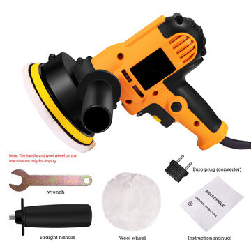 Car Beauty Polishing Machine Household Marble Tile Floor Repair and Polishing Grinding Machine 220v Angle Grinder Rechargeable