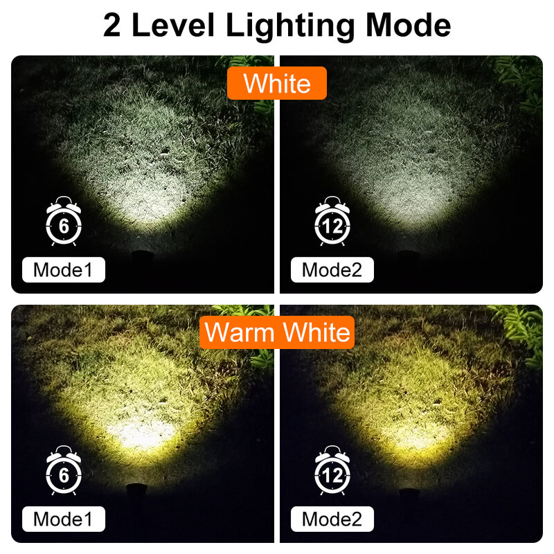 2 قطعة 7LED الشمسية المشهد الأضواء في الهواء الطلق IP65 مقاوم للماء لحديقة الحديقة حديقة فناء فناء فيلا شرفة الجدار الإضاءة