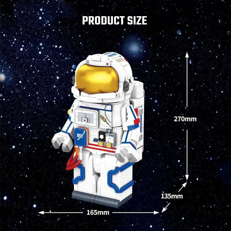 سيمبو الفضاء سلسلة الإبداعية رائد الفضاء نموذج اللبنات MOC الفضاء أرقام ديكور الجمعية الطوب لعب للأطفال هدايا