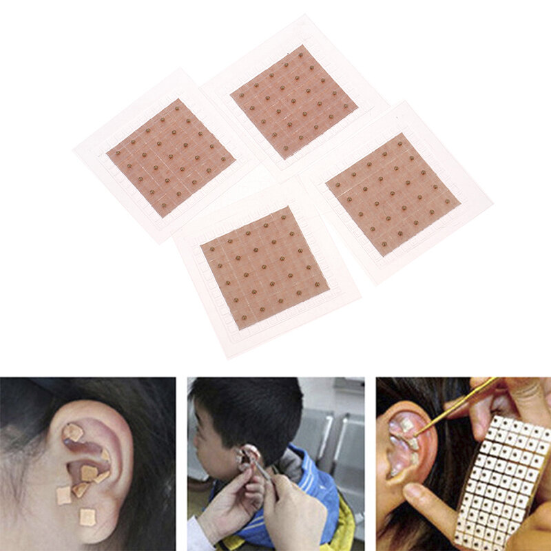 100 قطعة الوخز بالإبر الخرز المغناطيسي الأذن ملصقات الأذن تدليك ملصقات الأذن حماية الأذن #1