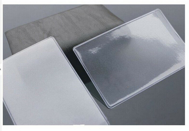 10pcs Clear Card Holders Soft Plastic Credit Card Protectors Bussiness Card Cover ID Holders 9.6x6cm Dustproof