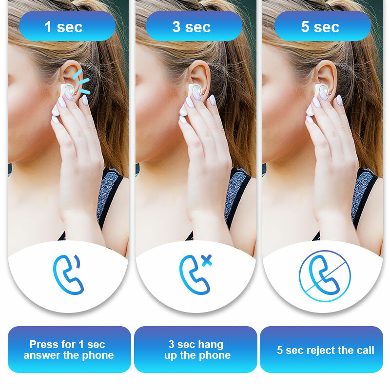 مساعدات للسمع جديد USB قابل لإعادة الشحن بلوتوث السمع غير مرئية للصم المسنين قابل للتعديل مكبر صوت سماعات لاسلكية