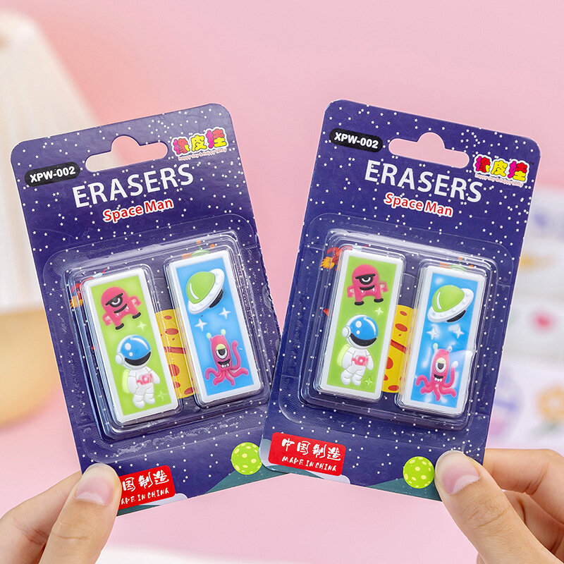 Eraser Creative Space Relief Rubber Suit Student Stationery #3