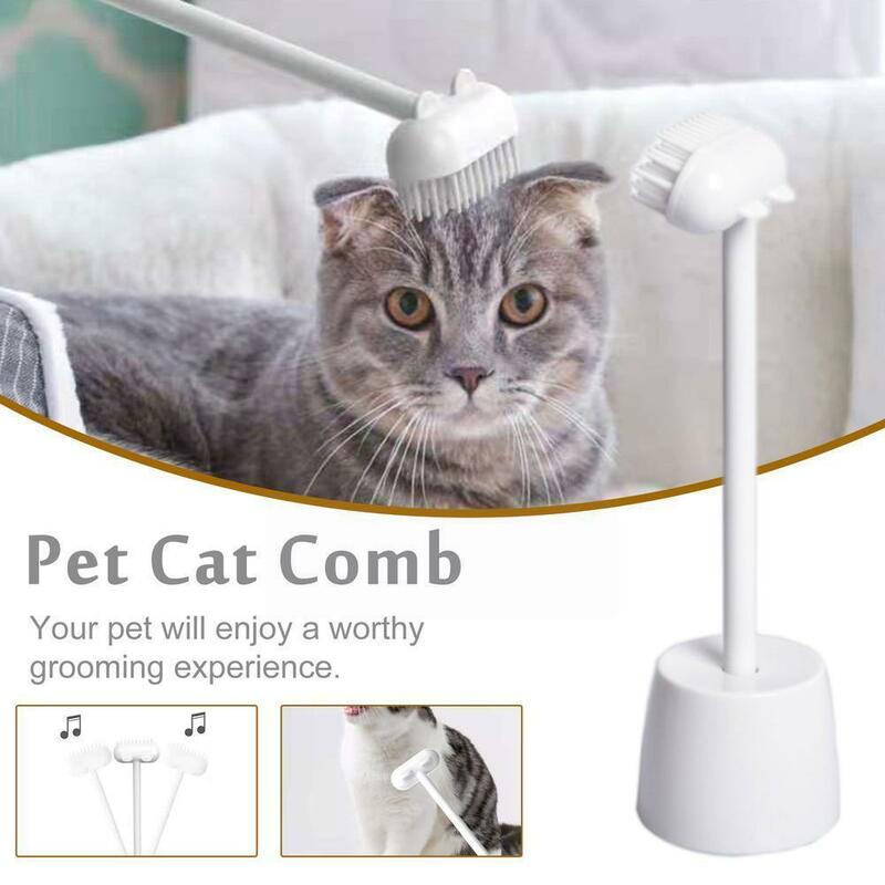 Pet Grooming Brush Long Handle Cat Massage Brush Pet Grooming Fur Cat Comb Hair Knot Removal Pet Shedding Cutter Tools Dog Z9S0 #1