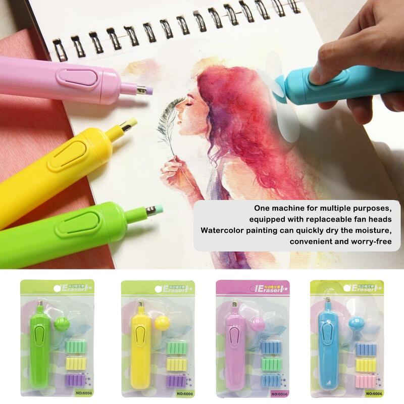 Electric Eraser For Sketch Writing Drawing Battery Powered Electric Eraser For School Office Students Stationery
