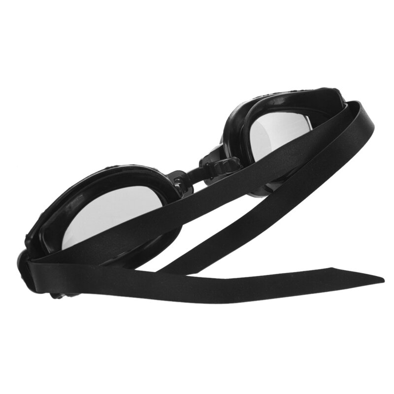 2X الأنف التوصيل الأذن المقابس الأسود مكافحة الضباب نظارات الوقاية للسباحة