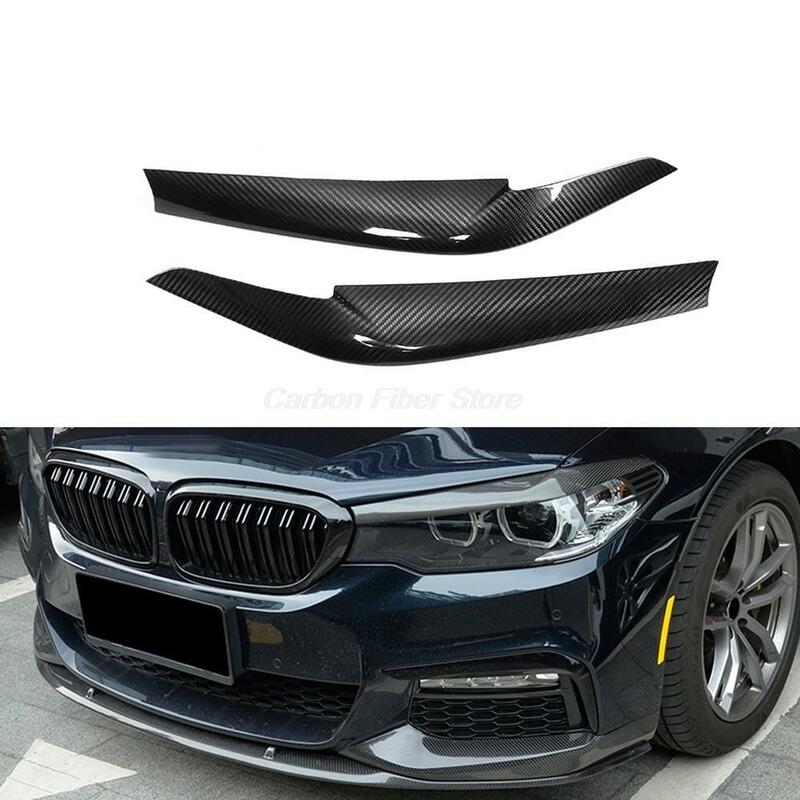 Customized Pure Carbon G30 Headlight Eyelid Eyebrows for BMW G31 G38 F90 M5 17-18